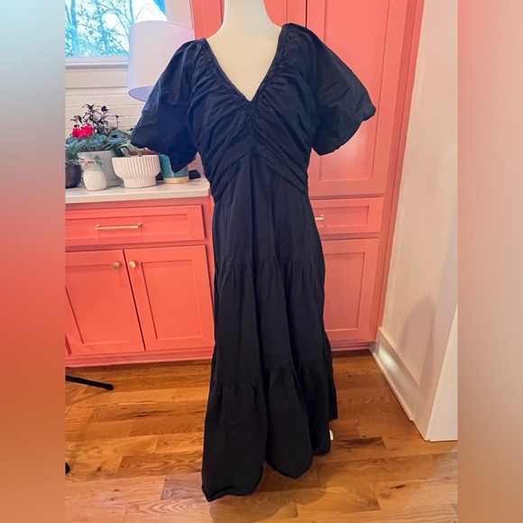 Club Monaco Smocked Tiered Maxi Dress - Picture 7 of 10